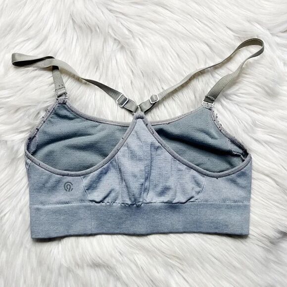 Champion Athletic Sports Bra Light Grey Size Small - Picture 3 of 5